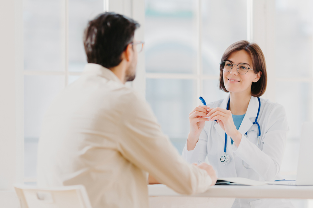 Provider with patient